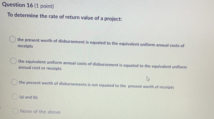 Solved Question 14 1 Point Determine The Real Interest Chegg