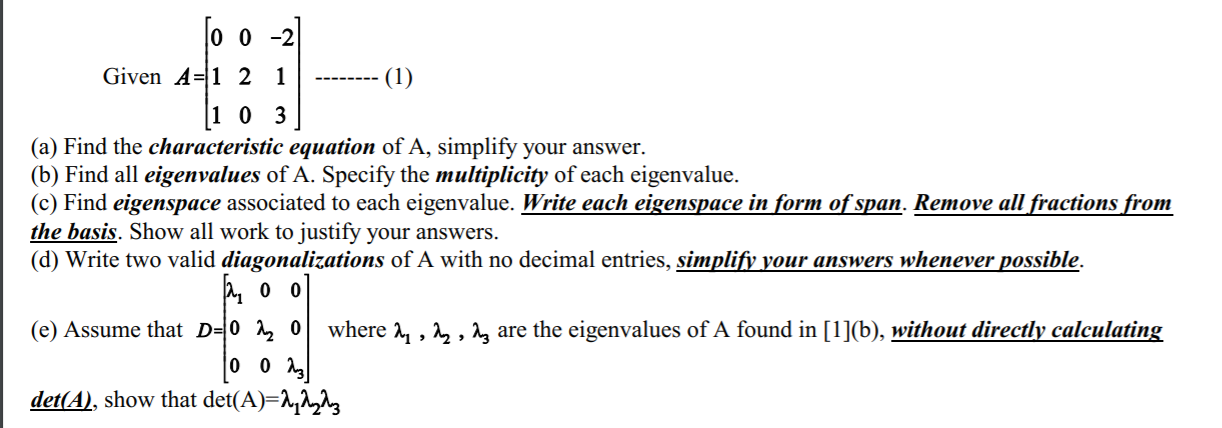 Solved Please do it with CLEAR writing and do all parts | Chegg.com