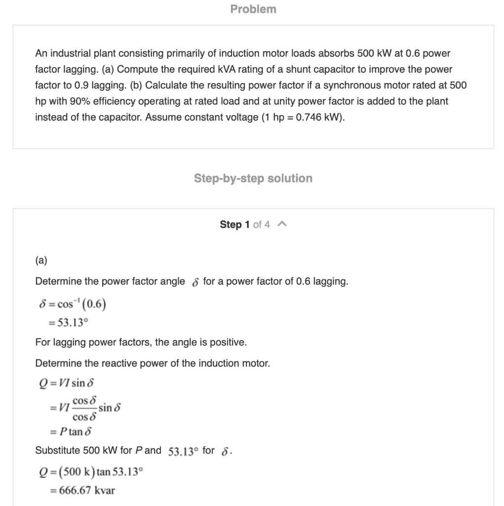 Solved Problem An industrial plant consisting primarily of | Chegg.com