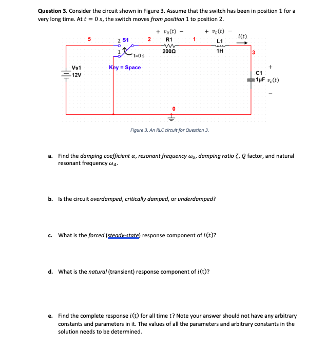Solved Question 3. Consider the circuit shown in Figure 3. | Chegg.com