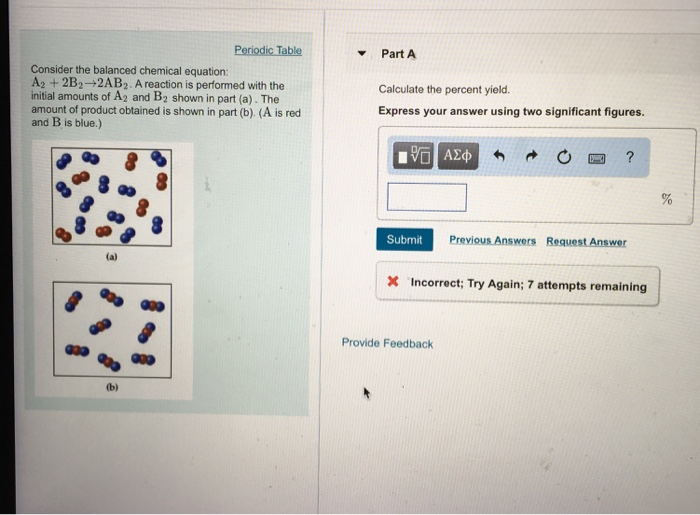 Solved Periodic Table Part A Consider the balanced | Chegg.com