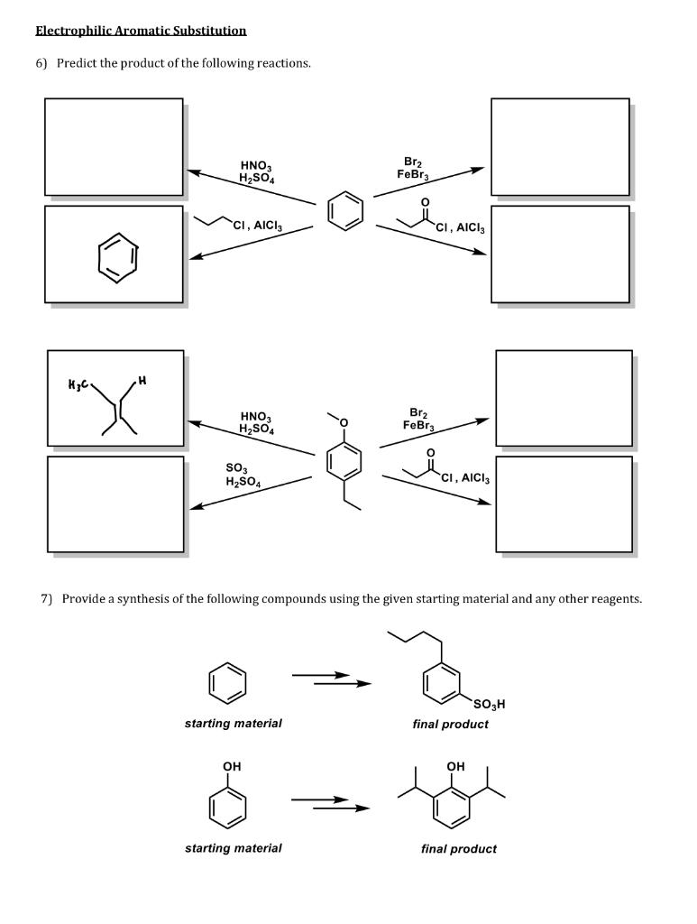 Solved 7) Provide A Synthesis Of The Following Compounds | Chegg.com