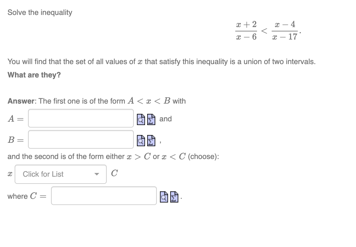 solved-solve-the-inequalityx-2x-6