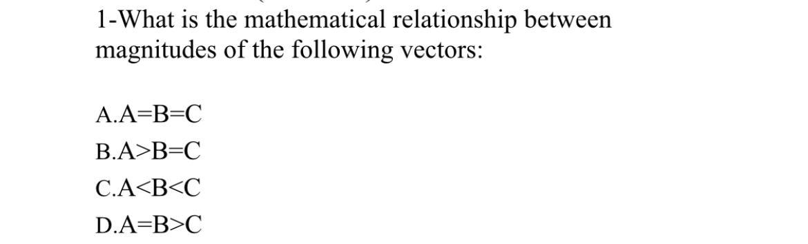 Solved 1-What Is The Mathematical Relationship Between | Chegg.com