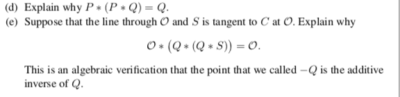 Solved 1.10. Define a composition law on the points of a | Chegg.com