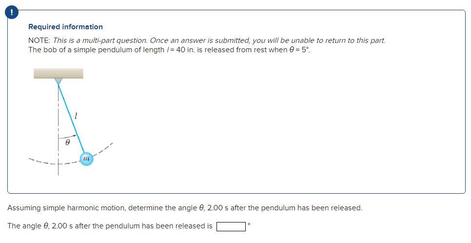 Solved Required Information NOTE: This Is A Multi-part | Chegg.com