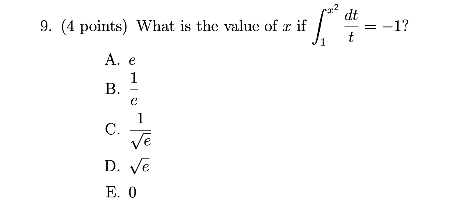 Solved predt What is the value of x if Ja į =-1? | Chegg.com