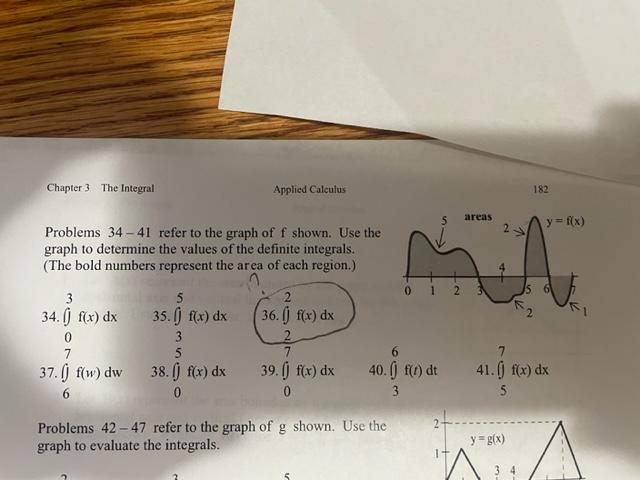 Solved Chapter 3 The Integral Applied Calculus 182 Problems | Chegg.com