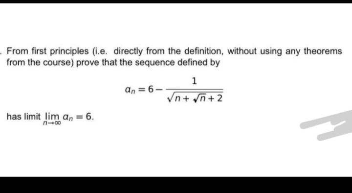 Solved From first principles (i.e. directly from the | Chegg.com