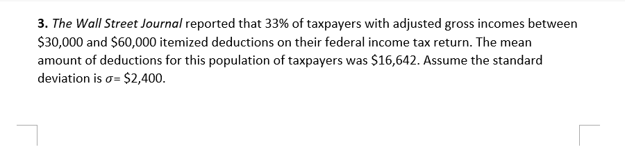 Solved 3. The Wall Street Journal Reported That 33% Of | Chegg.com