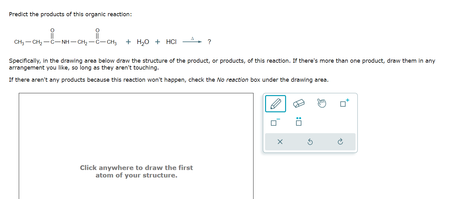 Solved Predict the products of this organic | Chegg.com