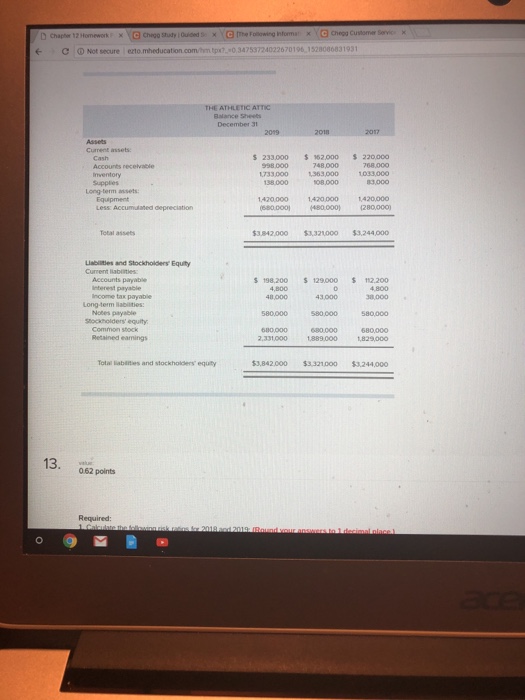 Solved Chapter 12 Homework Problem Questions 13-14 fof 6) | Chegg.com
