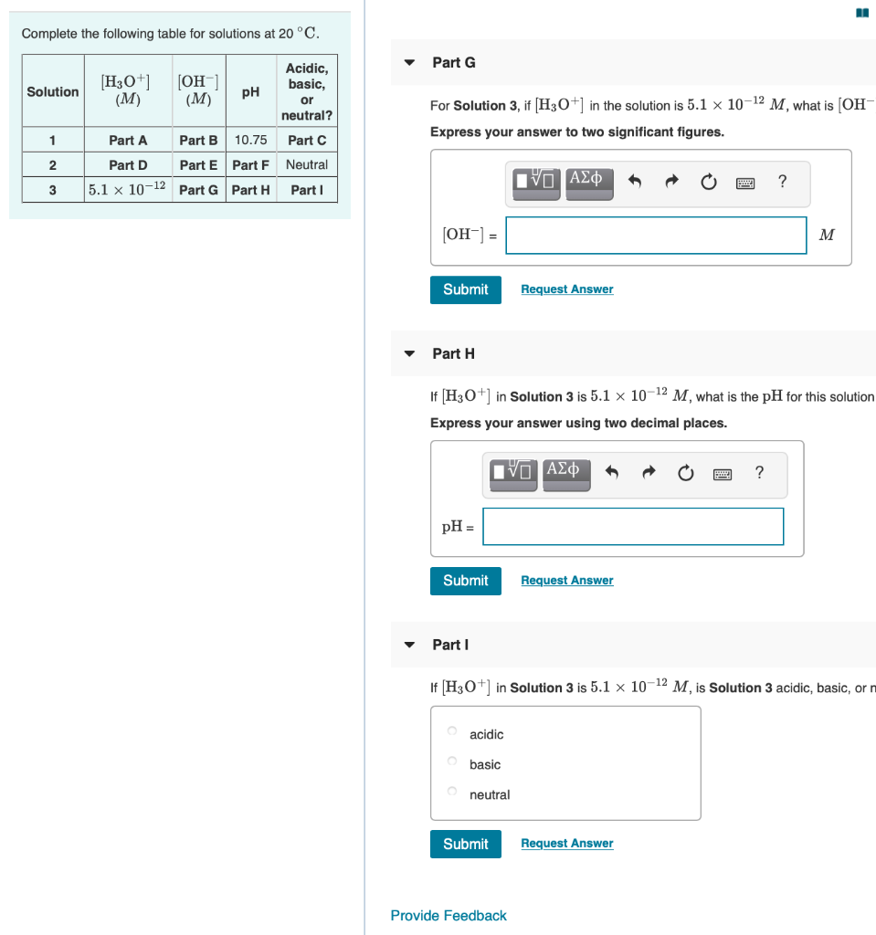 Solved A Review | Constants Complete The Following Table For | Chegg.com