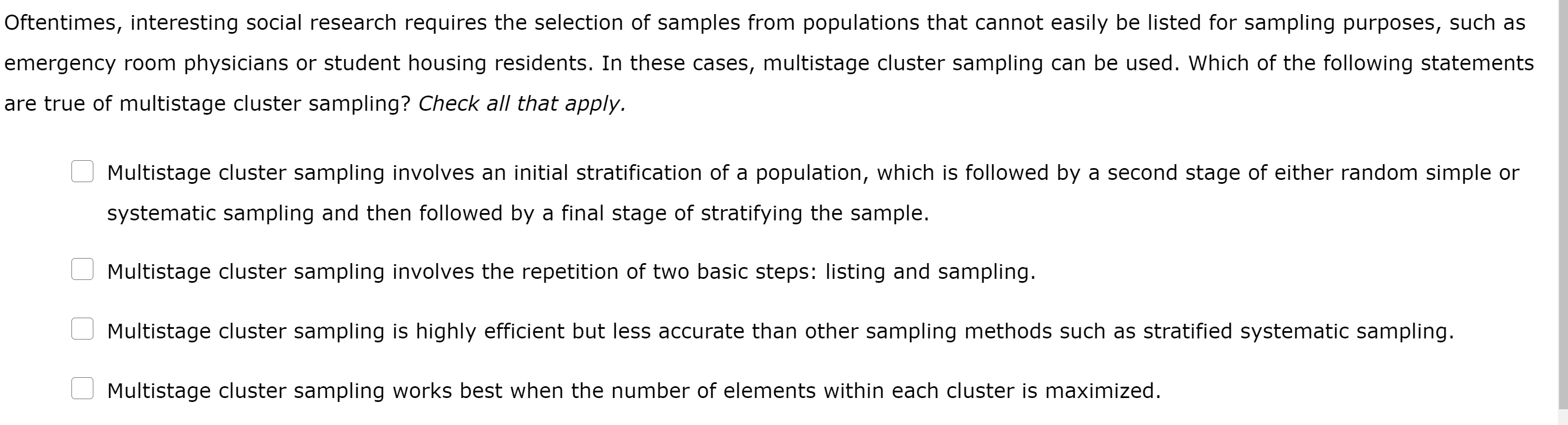 Solved Oftentimes, interesting social research requires the | Chegg.com