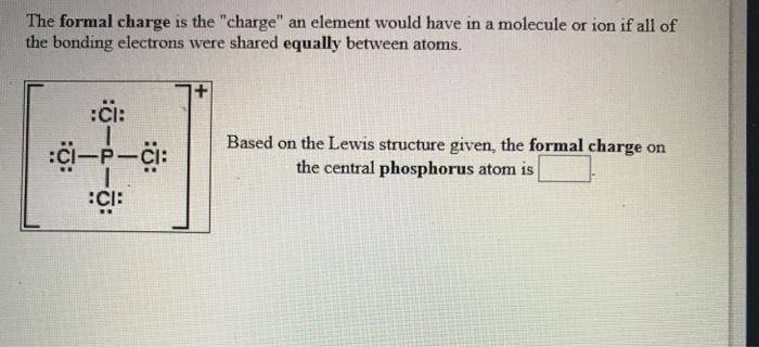 calculating formal charge of a molecule