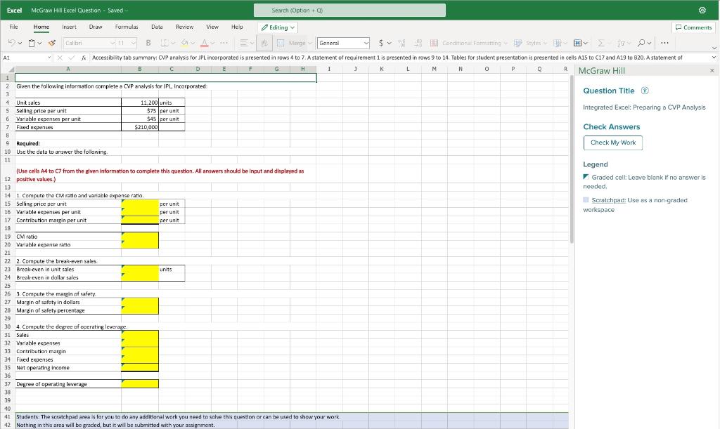 Solved Jay Corporation has decided to prepare contr bution | Chegg.com