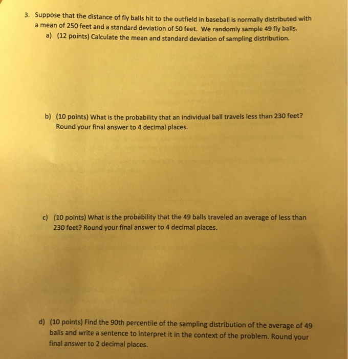 Solved Please Answer A, B, C And D And Show Work | Chegg.com