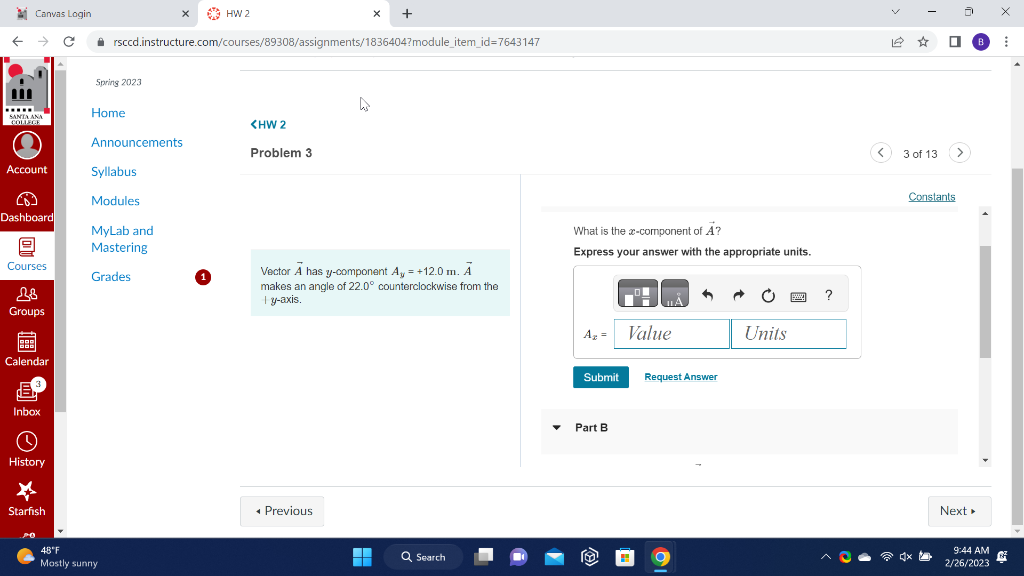 Solved Hi I need answer for both Part A and B. | Chegg.com