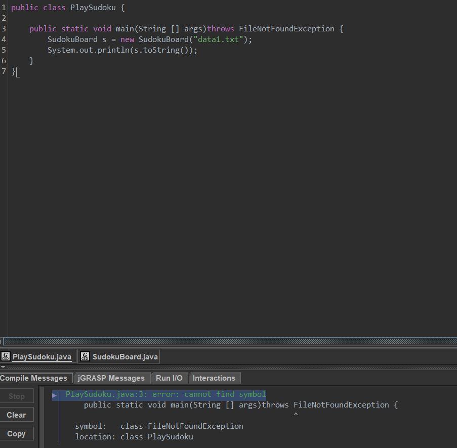 Solved I'm having this error in my Main Class for JAVA. Can | Chegg.com
