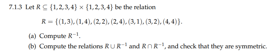 Solved Let R ⊆ {1, 2, 3, 4} × {1, 2, 3, 4} be the relation R | Chegg.com