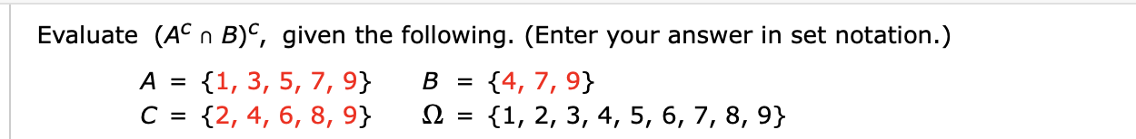 Solved Evaluate A©, given the following. (Enter your answer | Chegg.com