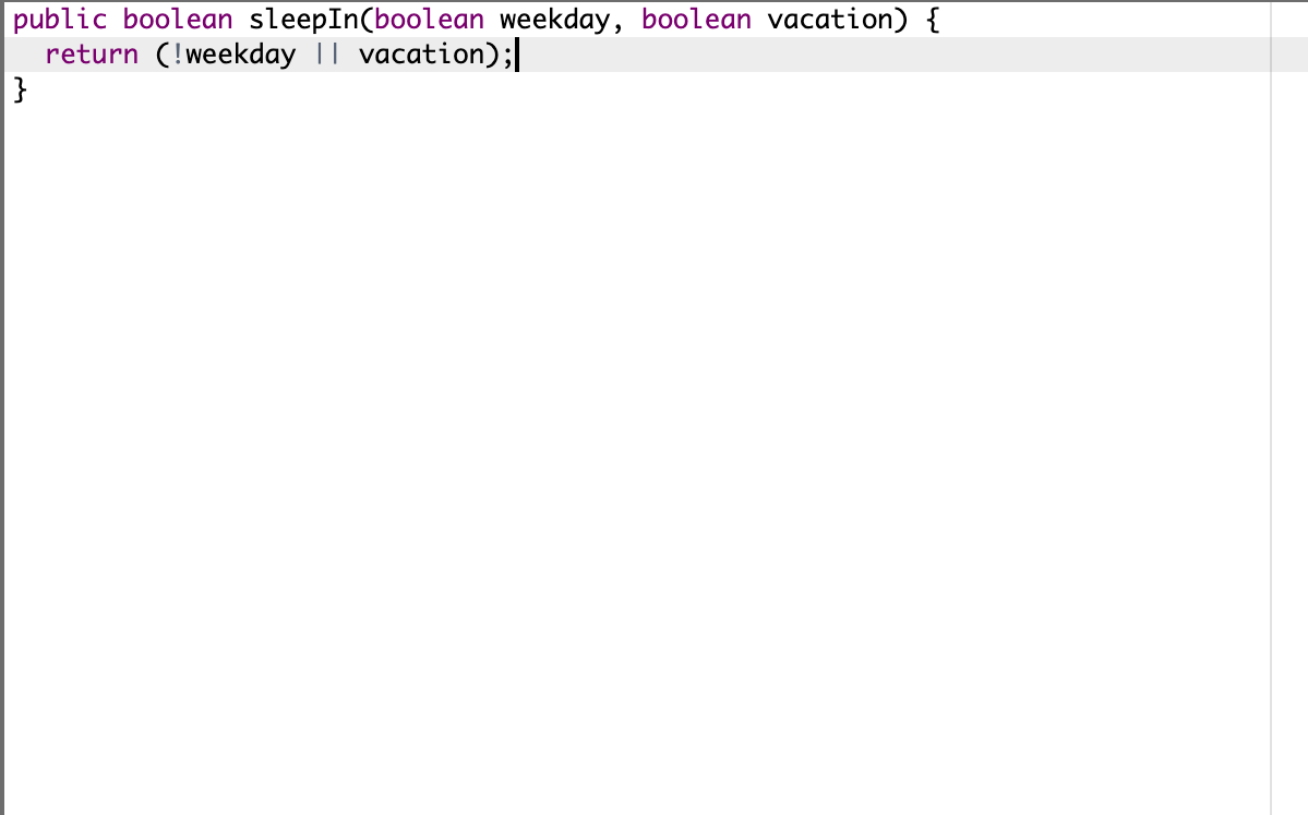 Solved public boolean monkeyTrouble(boolean aSmile, boolean | Chegg.com