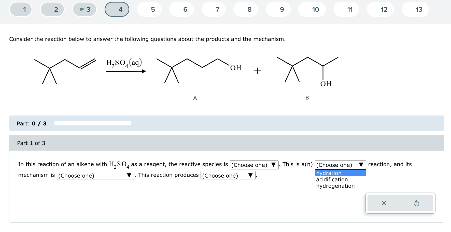 Solved Consider the reaction below to answer the following | Chegg.com