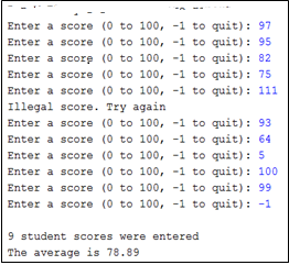 Solved Java : Write a program that uses a sentinel value | Chegg.com