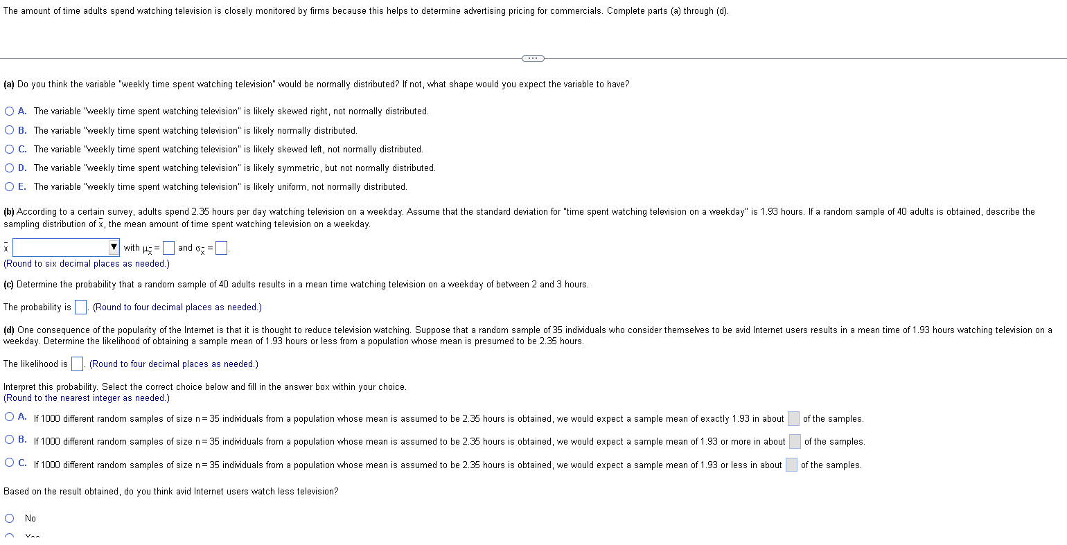 Solved (a) Do you think the variable 