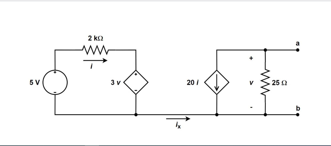 Solved Attach a test voltage source and determine the | Chegg.com