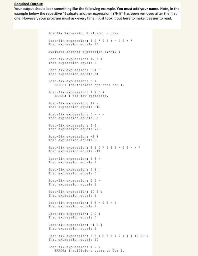 Hello, I need help adding in the following operators | Chegg.com