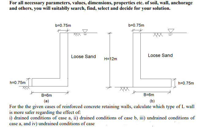 Solved For all necessary parameters, values, dimensions, | Chegg.com
