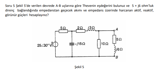 Solved Question 5) In the circuit given in Figure 5, find | Chegg.com