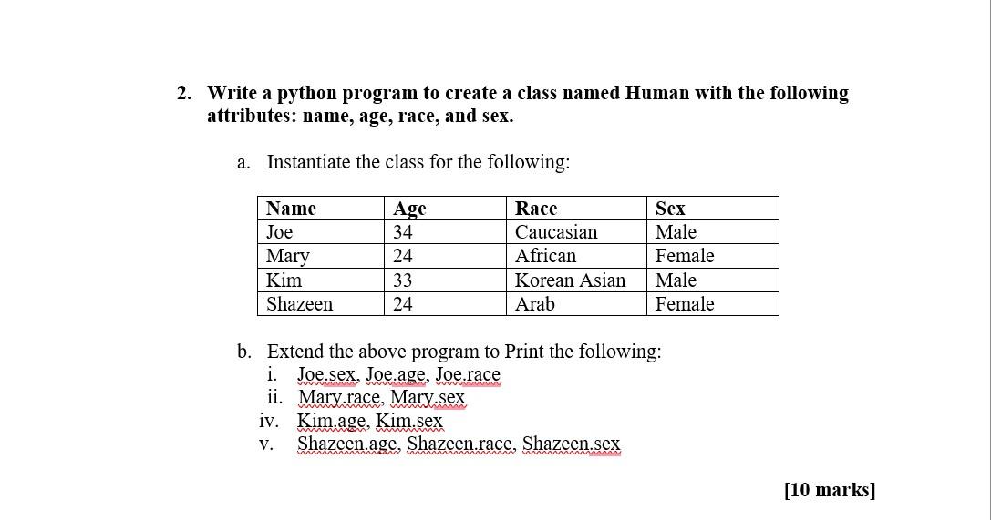 Python - Write program to extend a class