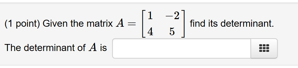 Solved [1 -2 (1port,Giventhe matrixAs:lf point) Given the | Chegg.com