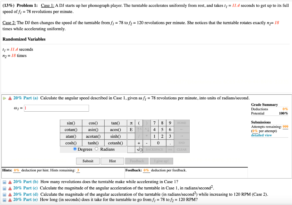 Solved (13\) Problem 1 Case 1 A DJ starts up her