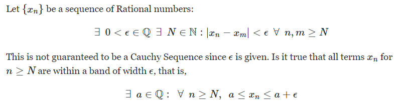 Solved Let {xn} be a sequence of Rational numbers: | Chegg.com