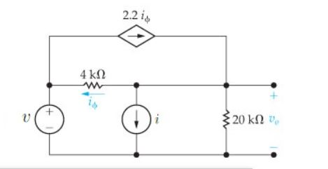 Solved ξ20 KΩ , Use The Principle Of Superposition To Find 