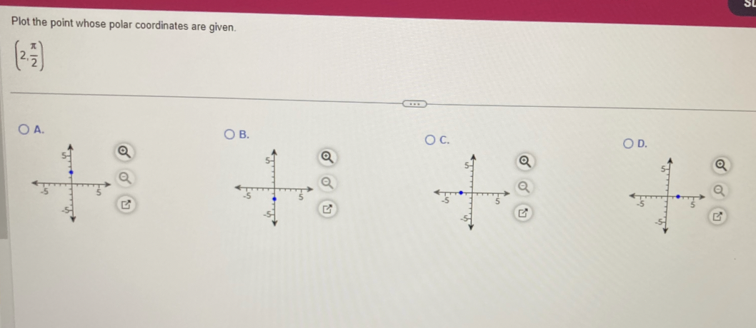 Solved Plot the point whose polar coordinates are given. | Chegg.com