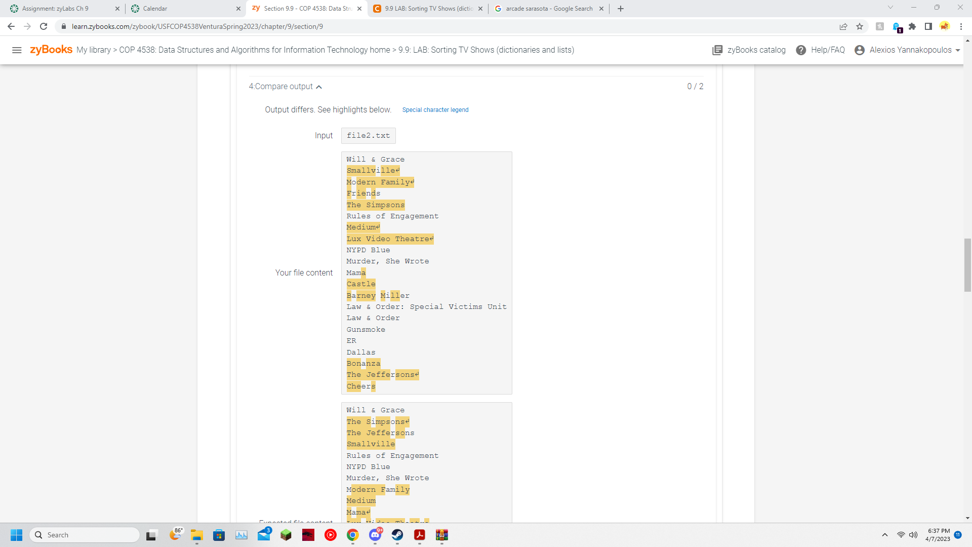 Solved 9.9 LAB Sorting TV Shows (dictionaries and lists)