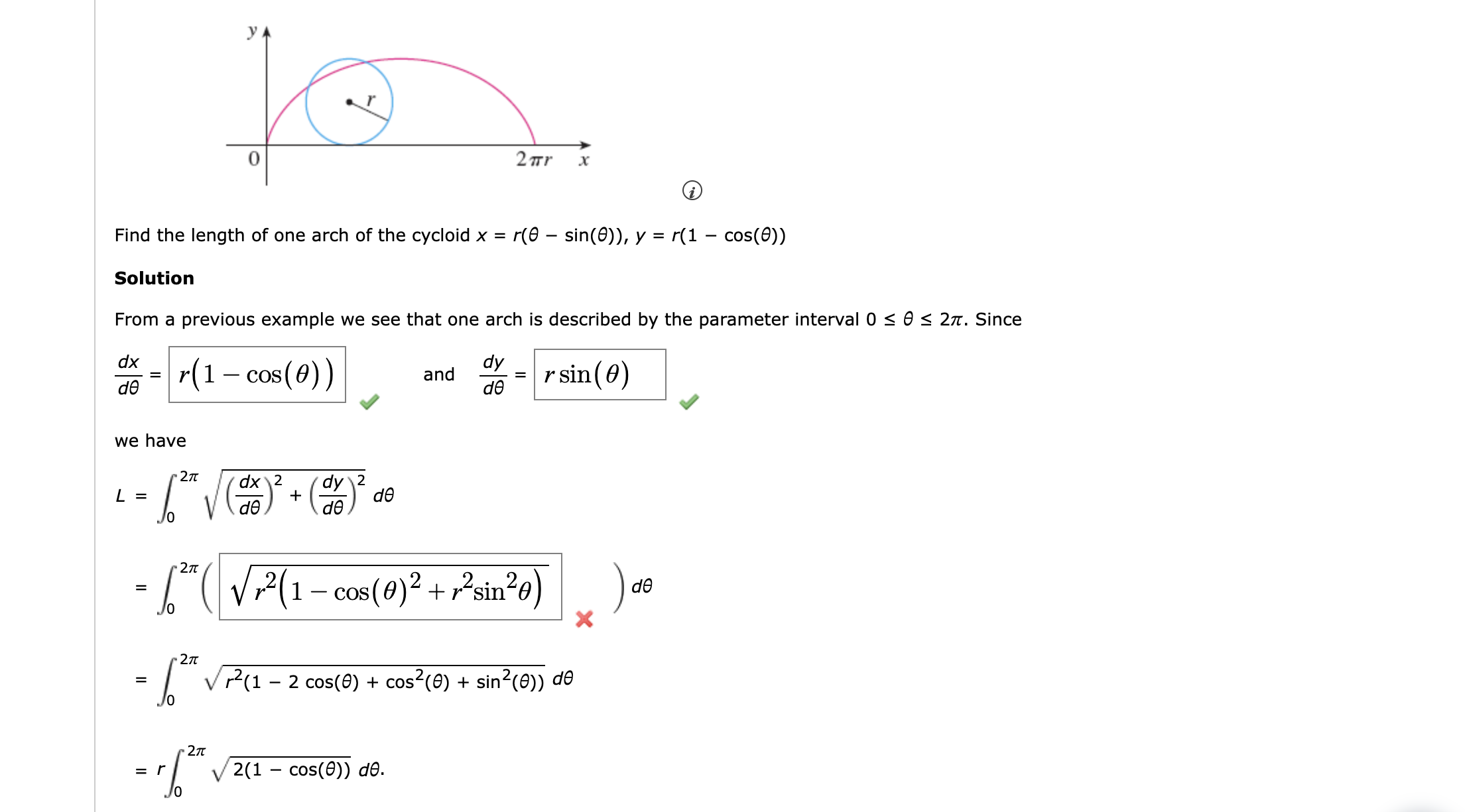 solved-find-the-length-of-one-arch-of-the-cycloid-chegg