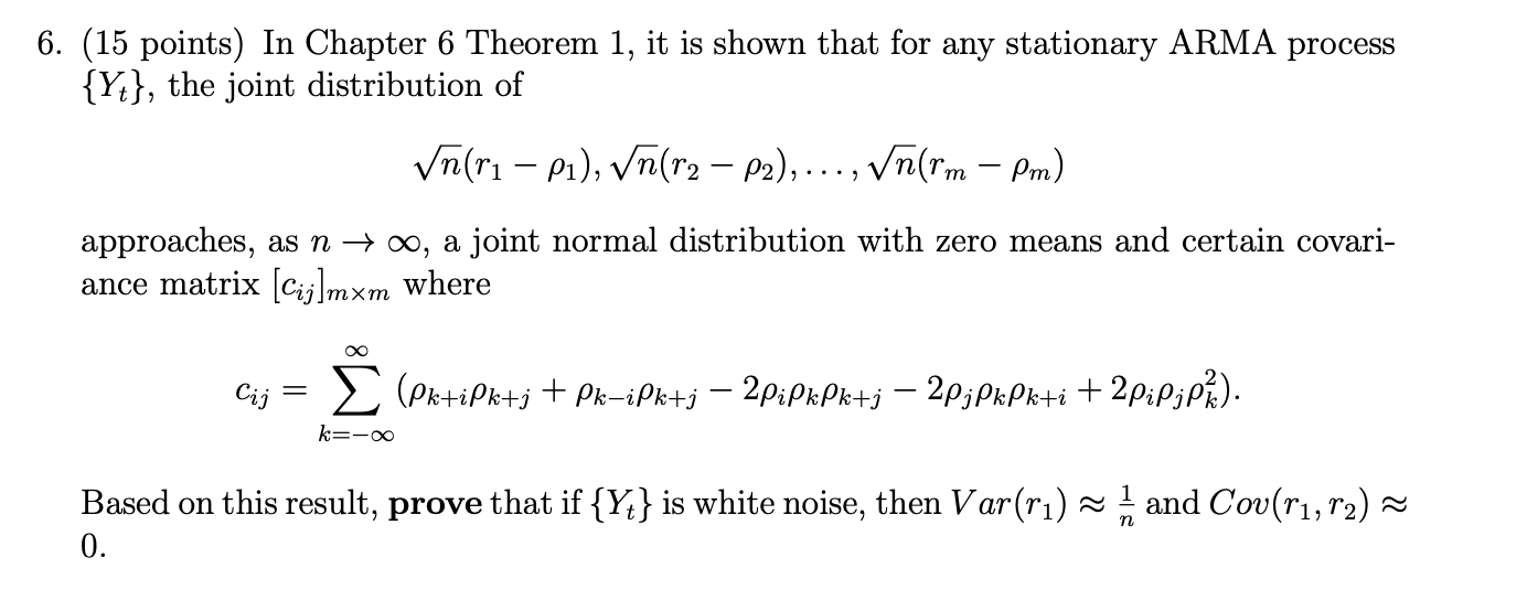 Solved This is time series analysis | Chegg.com