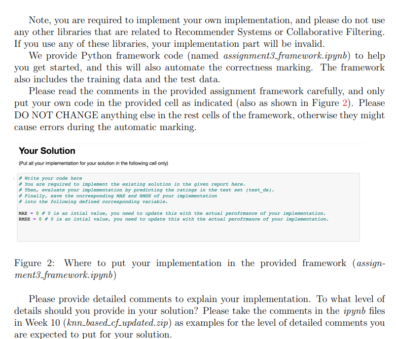 Solved Task 1: Implementation In this task, you are required | Chegg.com