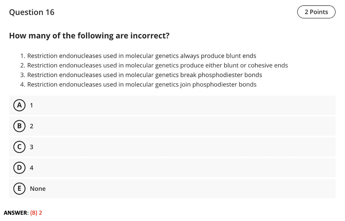 Solved Please explain why and how the correct answer is B. | Chegg.com