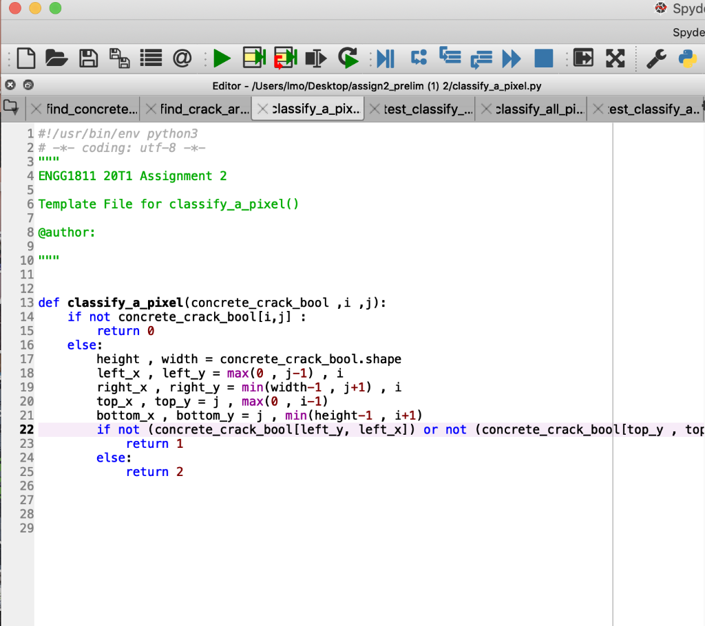 use of python math operators with examples | math,... Solved 4. def classify_all_pixels(concrete_crack_bool): • | Chegg.com