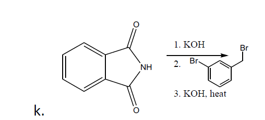 Solved 1. KOH 2. 3. KOH, heat | Chegg.com