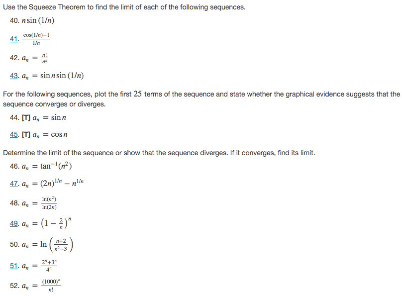 Solved Use The Squeeze Theorem To Find The Limit Of Each Of | Chegg.com