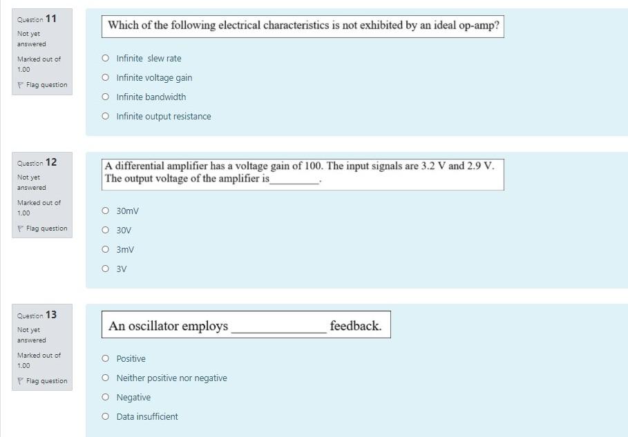 Solved Question 11 Which Of The Following Electrical | Chegg.com