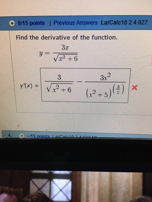 derivative of 6xy=2 y^3