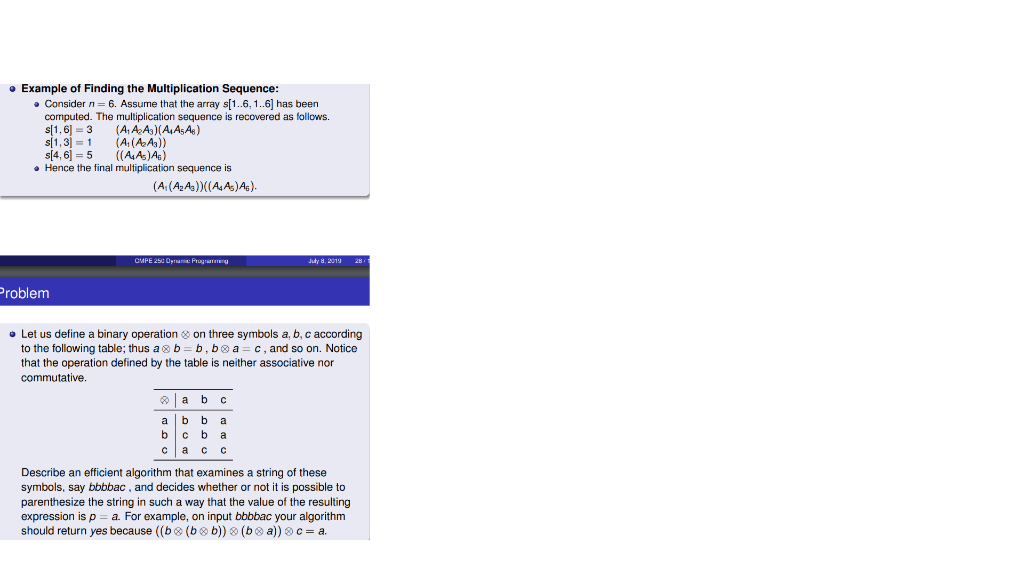 Solved • Example of Finding the Multiplication Sequence: . | Chegg.com